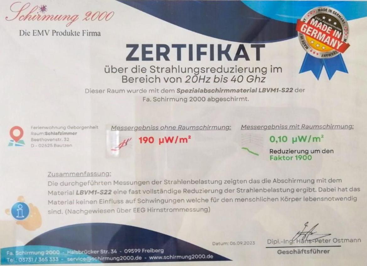 Fewo Geborgenheit Asza Mit Strahlungsfreien Zonen バウツェン エクステリア 写真